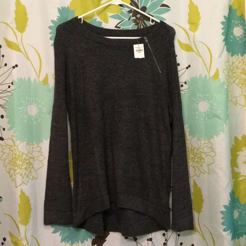 Dark Grey Abercrombie Sweater